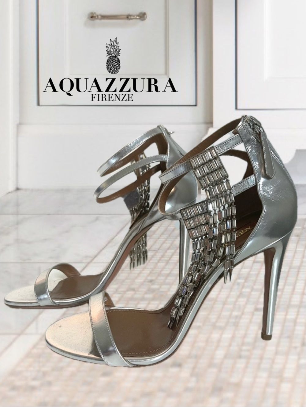 AQUAZZURA CHANDELIER HEELS